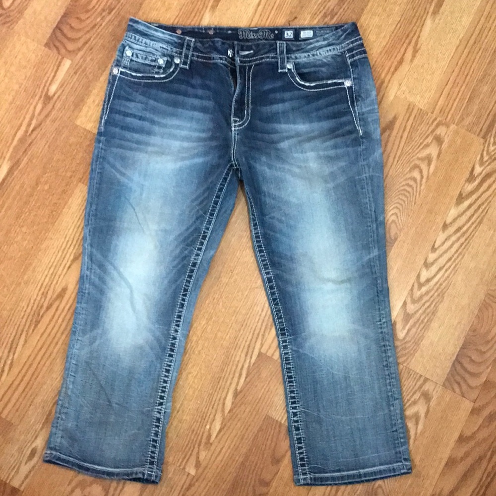 MissMe 32 Mid-Rise Crop